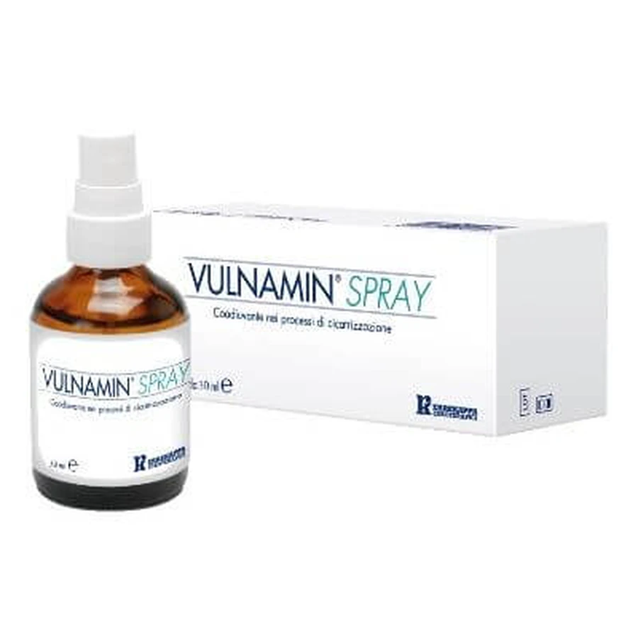 Vulnamin Spray 30ml Glasflasche mit Druckknopfspender