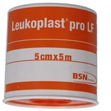 Surgical plaster for fixing dressings leukoplast pro lf viscose adhesive mass synthetic resin lanolin zinc oxide with natural latex 5x500cm