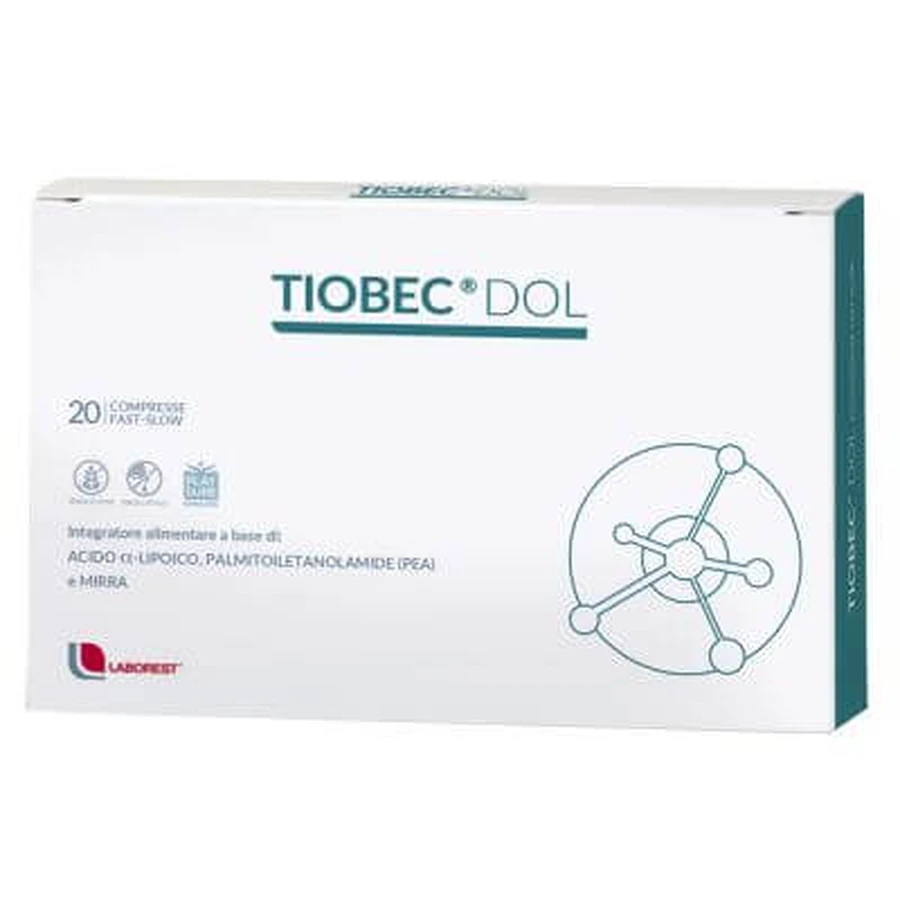 Tiobec dol 20 tablets 1455 mg