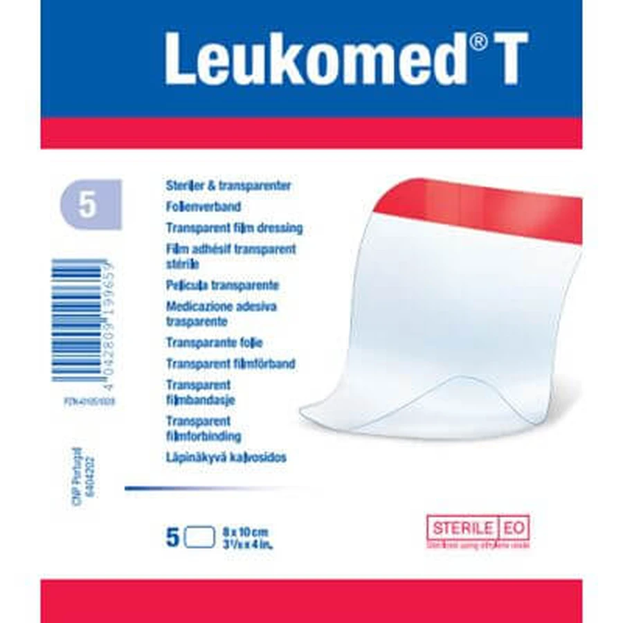 Leukomed t transparenter Verband 8x10 cm