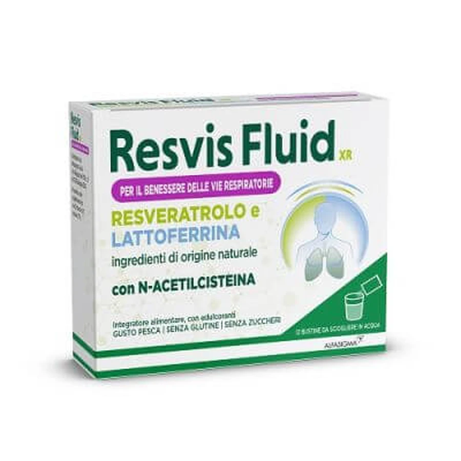 Resvis fluid xr biofutura 12 sachets