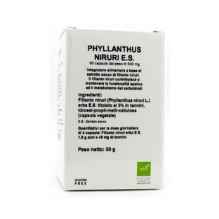 Phyllanthus niruri dry extract 60 capsules