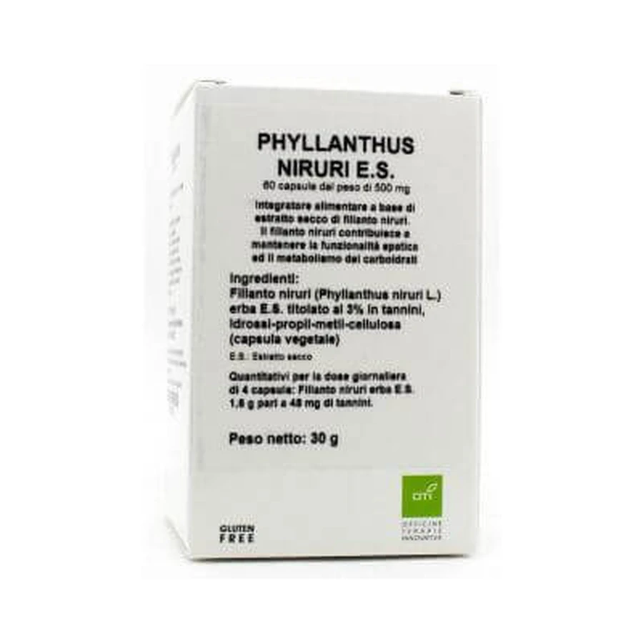 Phyllanthus niruri dry extract 60 capsules