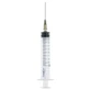 Extrafijne injectiespuit 10 ml naald 12 gauge 22