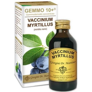 Gemmo 10+ concentré gemmoderivate vaccinium myrtillus myrtille sans alcool 100 ml