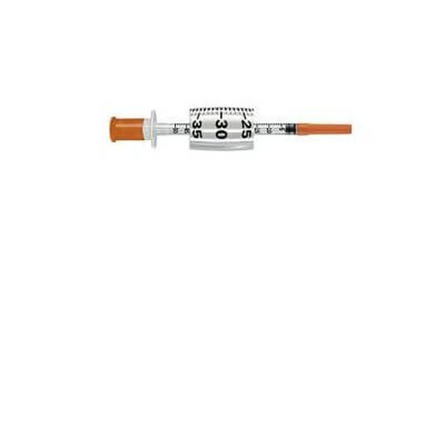 Pic insulinespuit insumed 0,5 ml 100 ui naald gauge 31 lengte 8 mm geen dode ruimte 3 zakken van 10 stuks