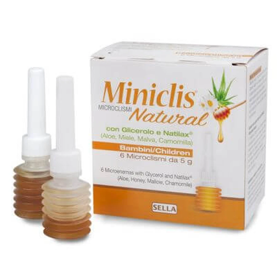 Miniclis natural md children 6 pieces