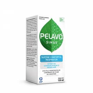 Pelavo Sinus Oral Solution, 120 ml, USP Romania
