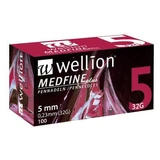 Insulin-Pen-Nadel wellion medfine plus 5 32 gauge Länge 5 mm 100 Stück