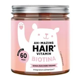 Bears with benefits ah-mazing hair vitamins with biotin 60 sugar-free gummies with sweeteners