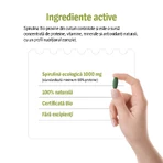 Spirulină Bio 1000 mg, 100 tablets, Alevia