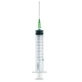 Bulk hypodermic syringe extrafine 10 cc needle 2 g21 0.80x40 central