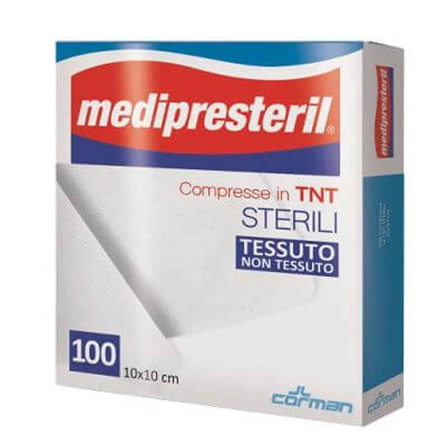 medipresteril tnt compressed gauze 10x10cm 100 pieces