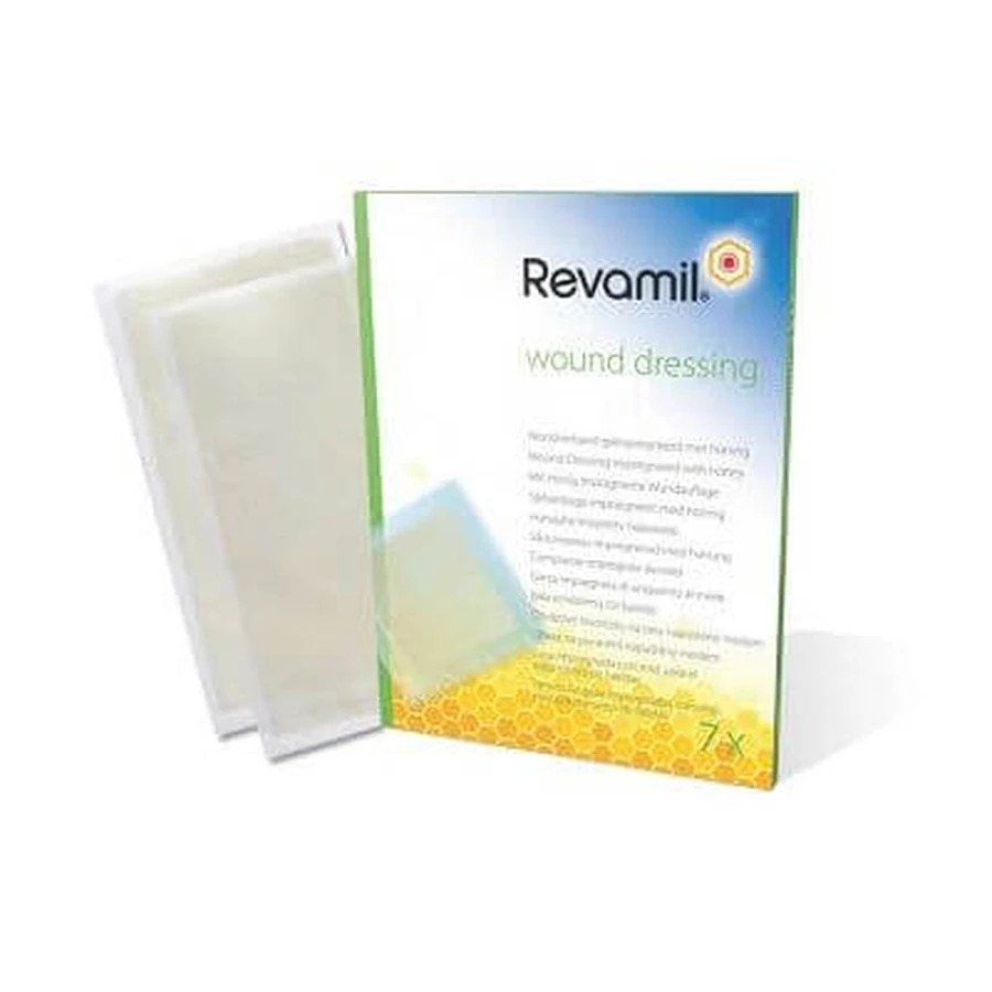 Revamil honey-soaked gauze pads 10x10 cm 10 pieces