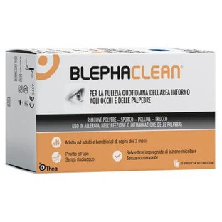 Blephaclean sterile Augengaze auf Hyaluronsäurebasis 20 Stück