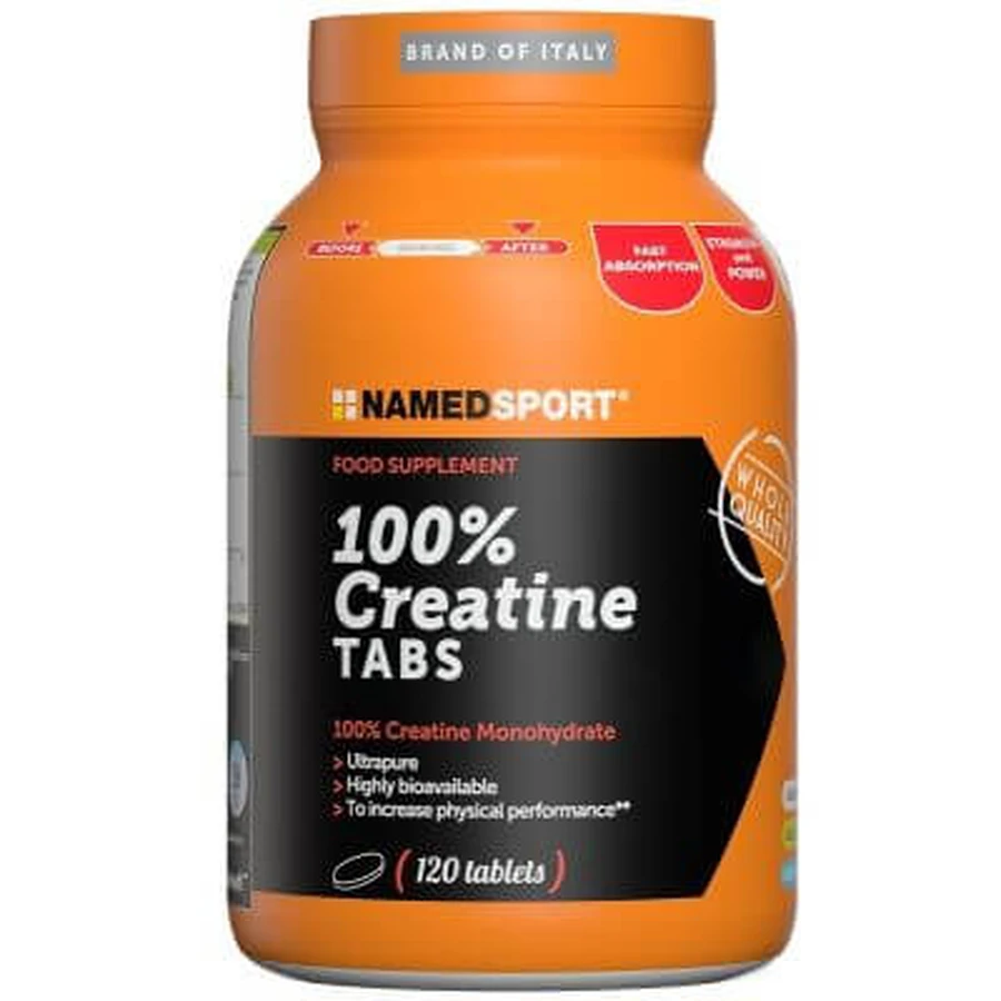 100% creatine tabs rb 120 comprimés
