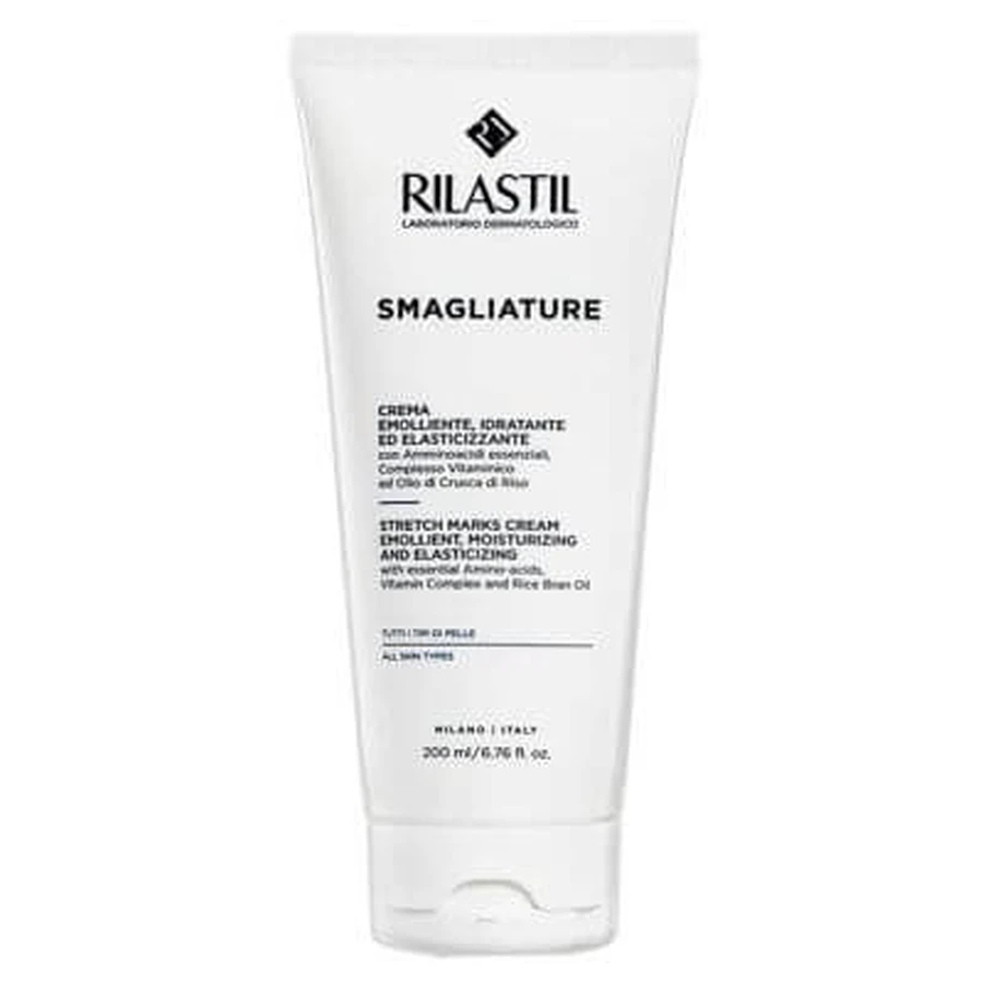 Rilastil stretch marks emollient moisturizing and elasticizing cream 200 ml