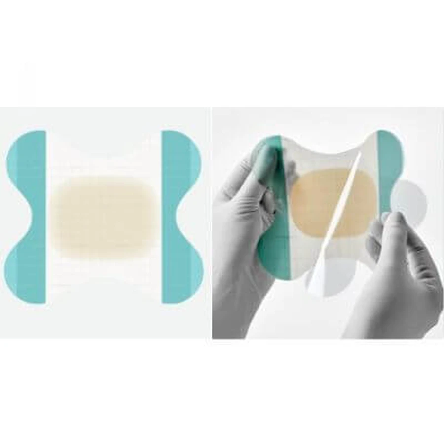 Special active dressing with hydrocolloid shaped comfeel plus contour 6x8 cm 5 pieces