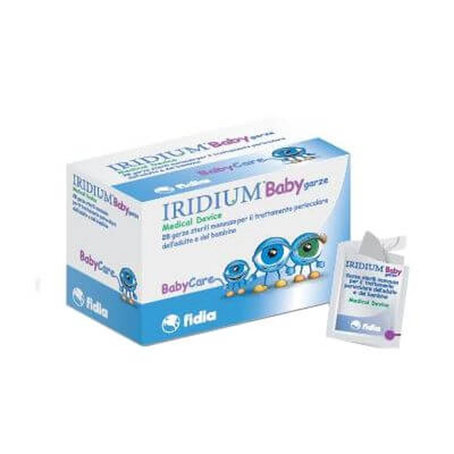 Iridium Baby medizinischer Augenmull 28 Stück
