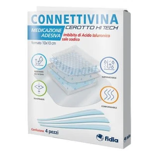 hitech connettivina plâtre 10 x 10 cm 4 pièces