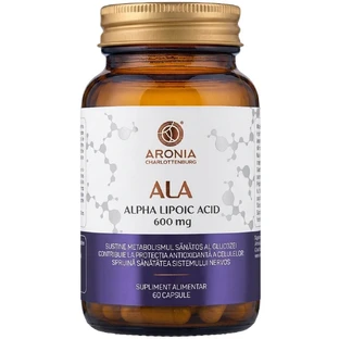 ALA (Alpha-Liponsäure) 600 mg - 60 Kapseln für stabile Energie, Zellschutz und metabolisches Gleichgewicht