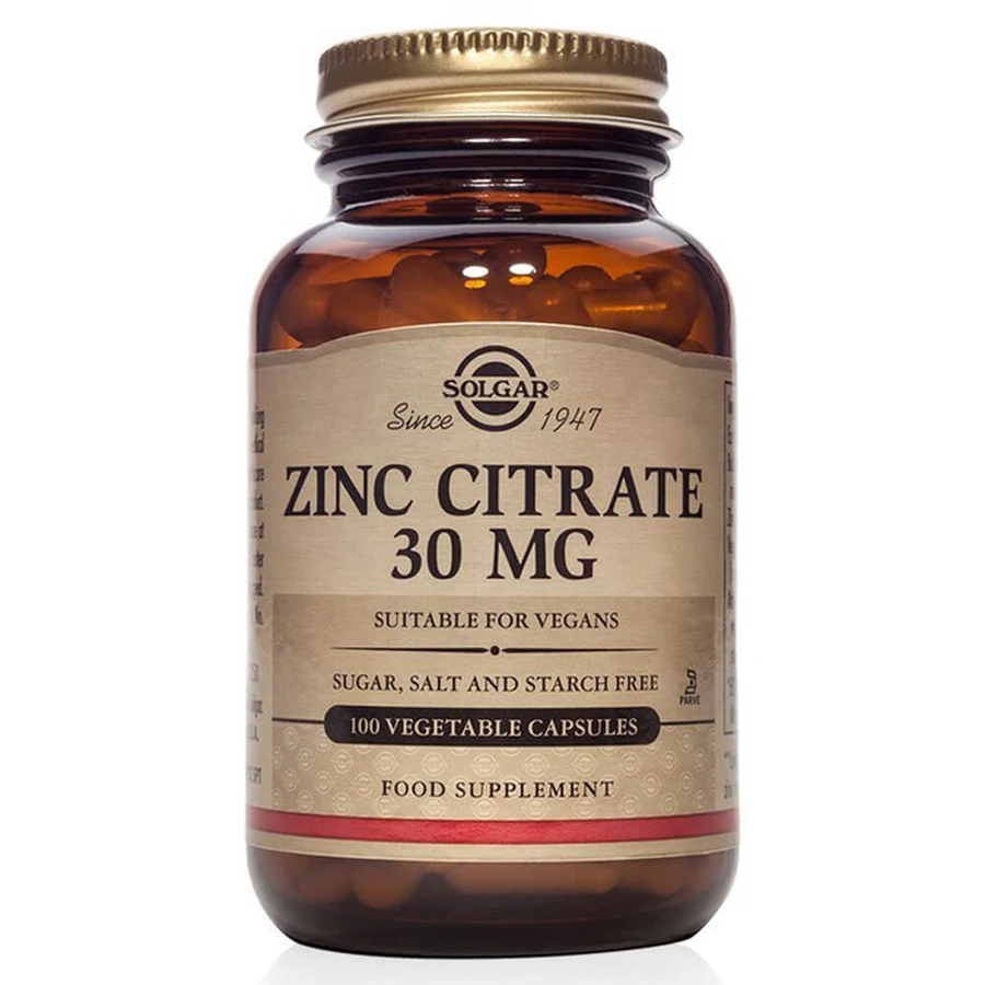 Solgar Zinkcitrat 30mg 100veg.caps