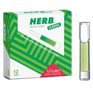 Vican Herb Micro Filter Pipes 12 pcs.
