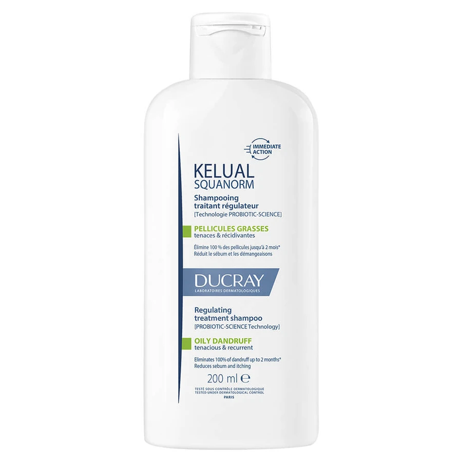 Ducray Kelual Squanorm Champú Anticaspa Grasa 200ml