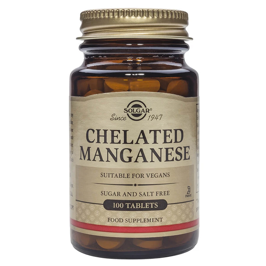 Solgar gecheleerd mangaan 8mg 100tabs