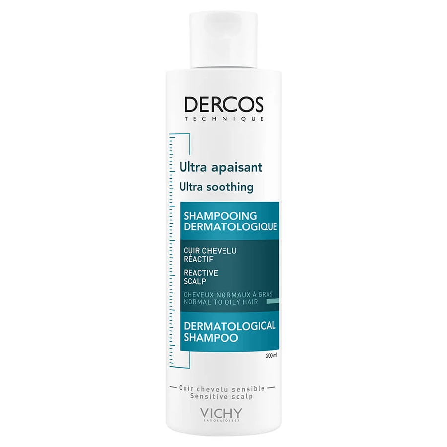 Vichy Dercos Champú Ultra Calmante Cabello Normal Graso 200ml