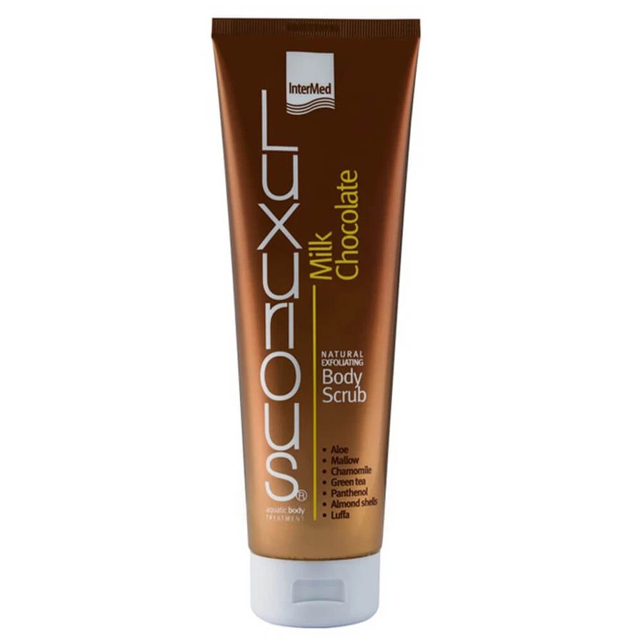 Luxe Aquatic Lichaamsbehandeling Natuurlijke Exfoliërende Lichaamsscrub Melkchocolade 280ml