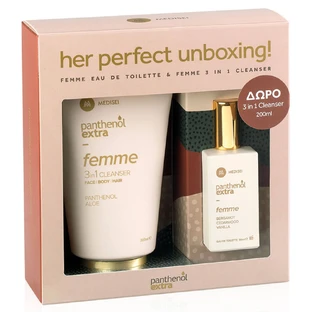 Panthenol Extra Promo Set Femme Eau de Toilette 50ml & FREE Cleanser 3in1 200ml