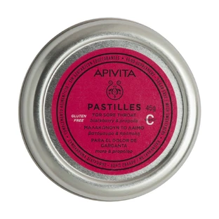 Apivita Blackberry & Propolis Pastilles 45gr