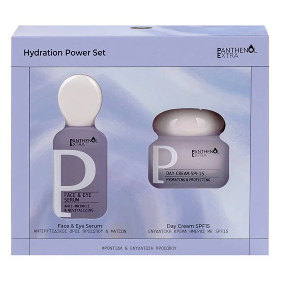 Panthenol Extra Promo Pack Face & Eye Serum 30ml & Tagescreme SPF15 50ml