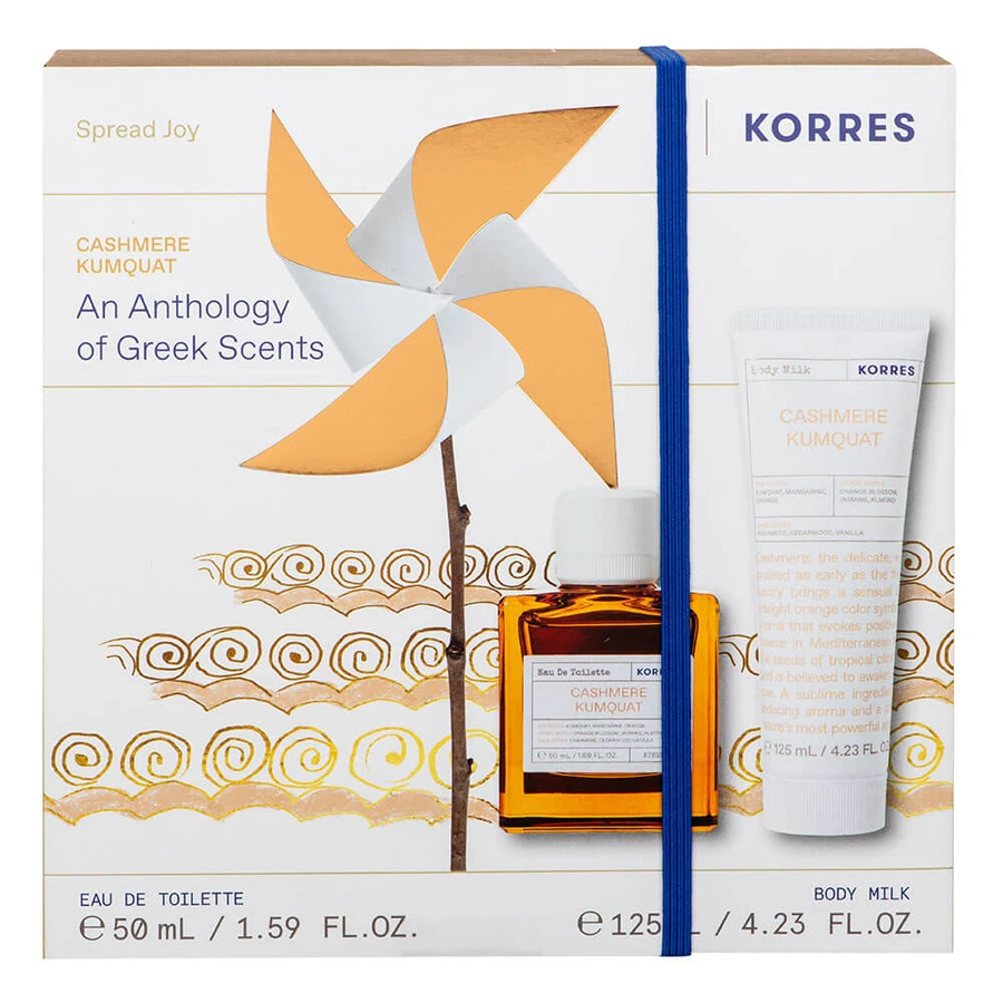 Korres Promo Pack Eau de Toilette Cashmere Kumquat Parfum Femme 50ml & Lait Corporel 125ml