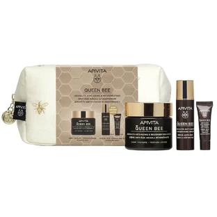 Apivita Promo Pack Queen Bee Light Texture Cream 50ml with FREE Serum 10ml & Eye Cream 2ml
