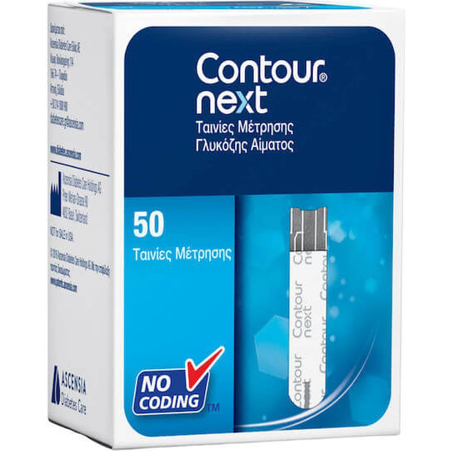 Ascensia Contour Next Blood Glucose Monitoring Strips 50strips