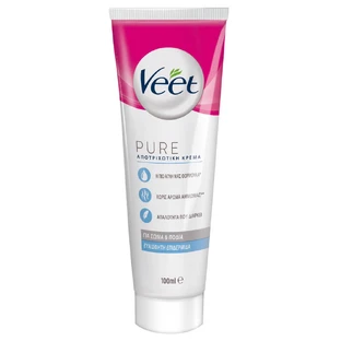 Veet Pure Ontharingscrème voor de Gevoelige Huid 100ml