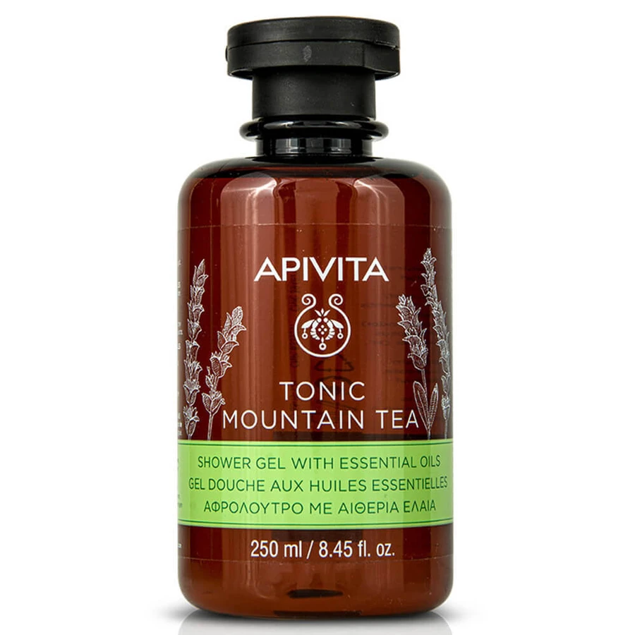 Apivita Tonic Mountain Tea Gel douche aux huiles essentielles 250ml