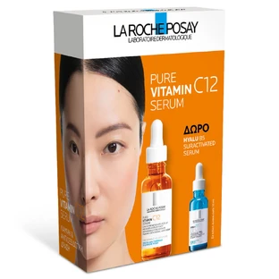 La Roche Posay Promo Pack Vitamine C12 Serum 30ml met GRATIS Hyalu B5 gesteriliseerd serum 10ml