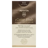Apivita My Color Elixir Permanent Hair Color N8.0 Light blonde