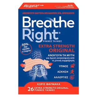 Breathe Right Extra Strength Original 26 strips