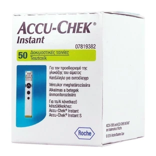 Roche Accu-Chek Instant 50 Tiras reactivas de glucosa en sangre
