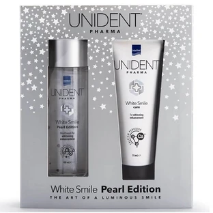 Intermed Unident Promo Pack White Smile Care Toothpaste 75ml & White Smile Pearl Edition Mouthwash 100ml