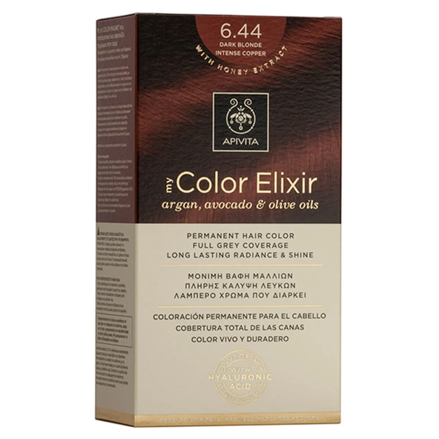 Apivita My Color Elixir Tinte Permanente N6,44 Rubio oscuro bronce intenso