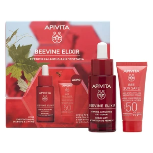 Apivita Promo Pack Beevine Elixir Serum Activador Reafirmante y Lifting 30 ml & GRATIS Bee Sun Safe Crema Facial Antimanchas y Antiedad SPF50 15 ml