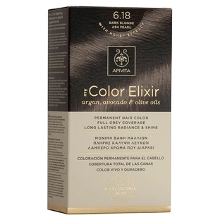 Apivita My Color Elixir Dauerhafte Haarfarbe N6,18 Dunkelblond Sandelholz