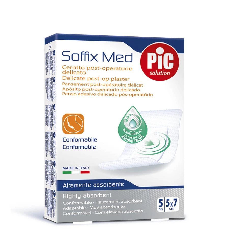Pic Soffix Med 5x7cm 5pcs bandă adezivă adezivă sterilă