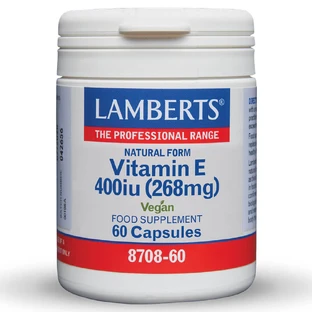 Lamberts Vitamin E 400iu Natural 60caps