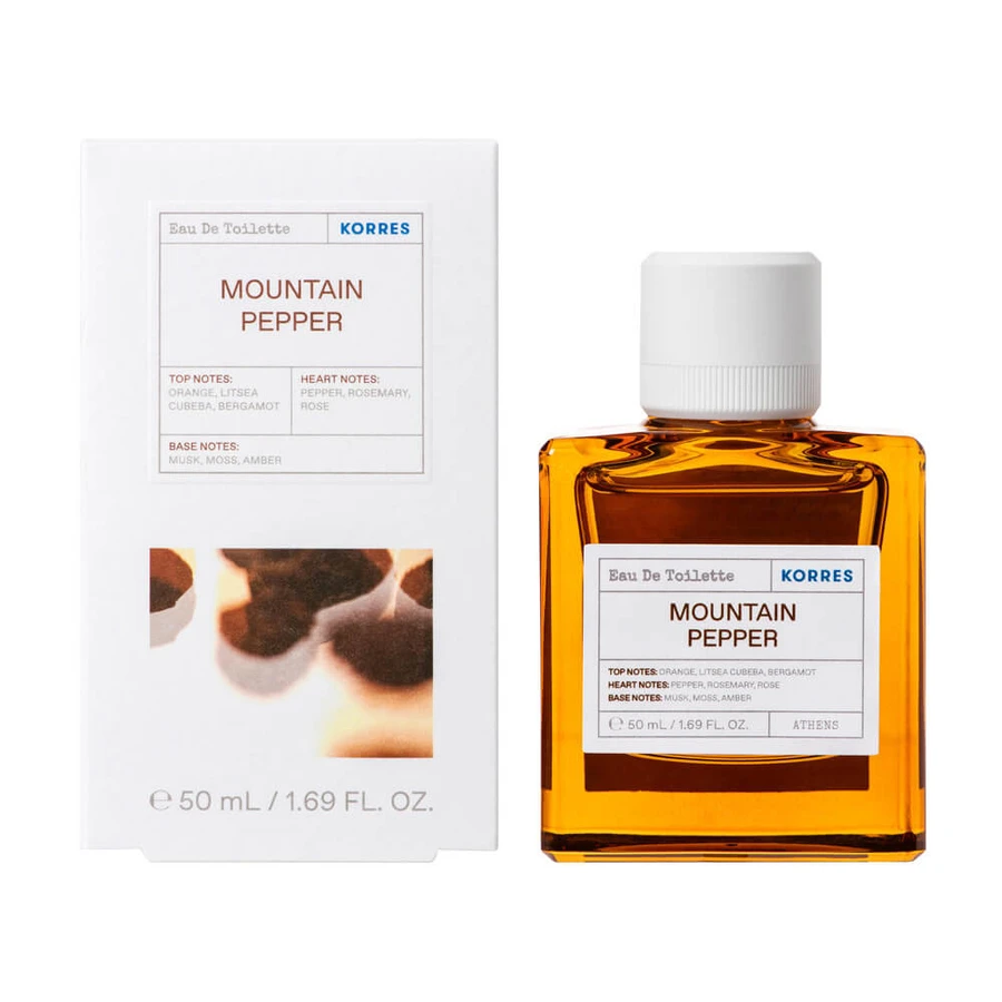 Korres Eau De Toilette Mountain Pepper Parfum Homme 50ml